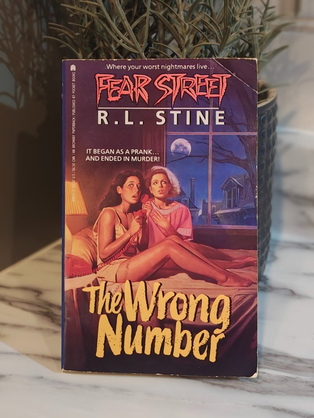 Vintage First Edition 1990 R.L. Stine Fear Street: The Wrong Number